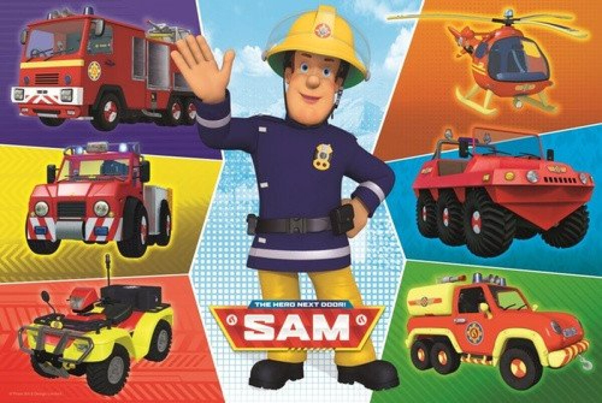 Levně Trefl Puzzle Požárník Sam / 100 dílků