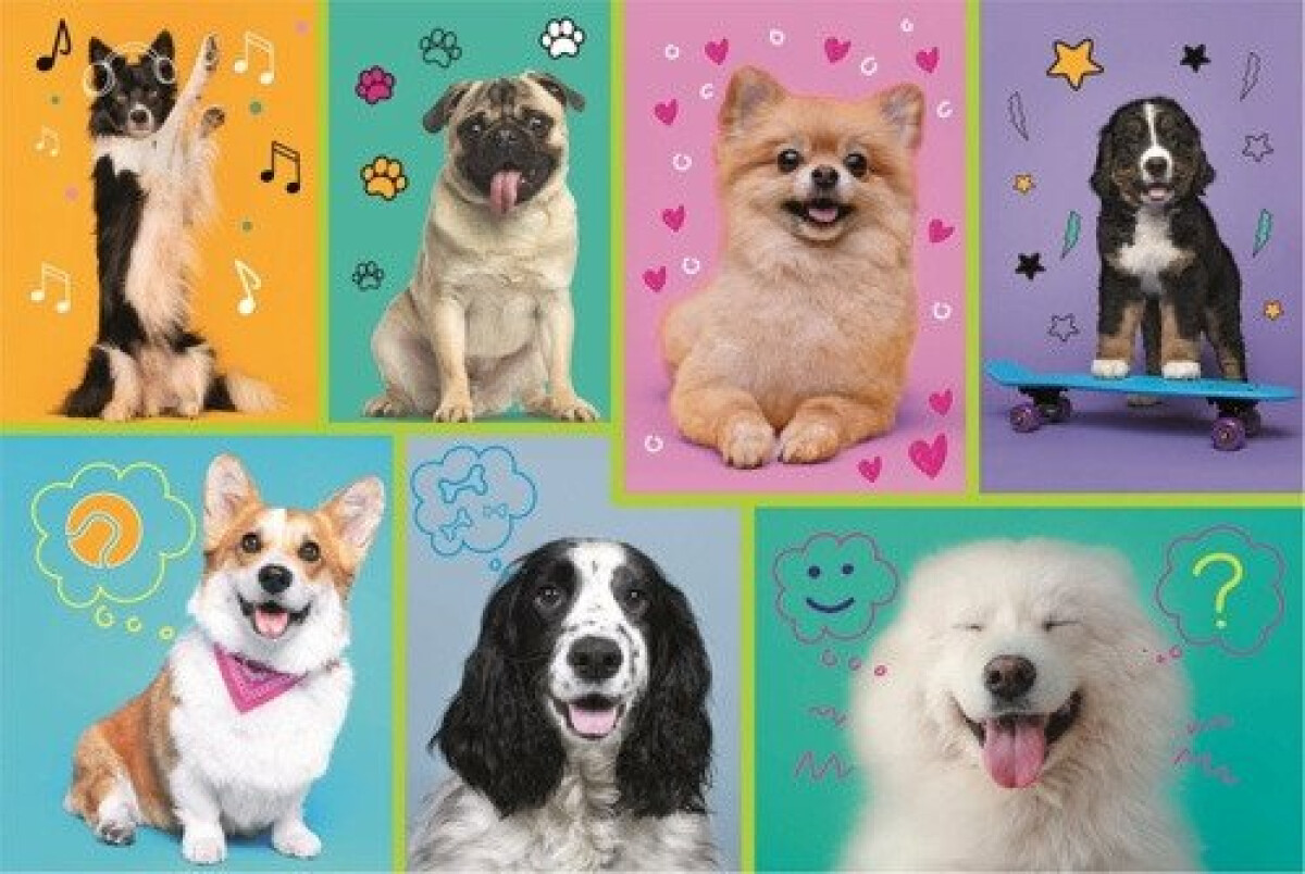 Trefl Puzzle V psím světě 100 dílků