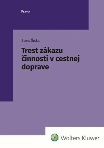 Kniha Trest zákazu činnosti v cestnej doprave
