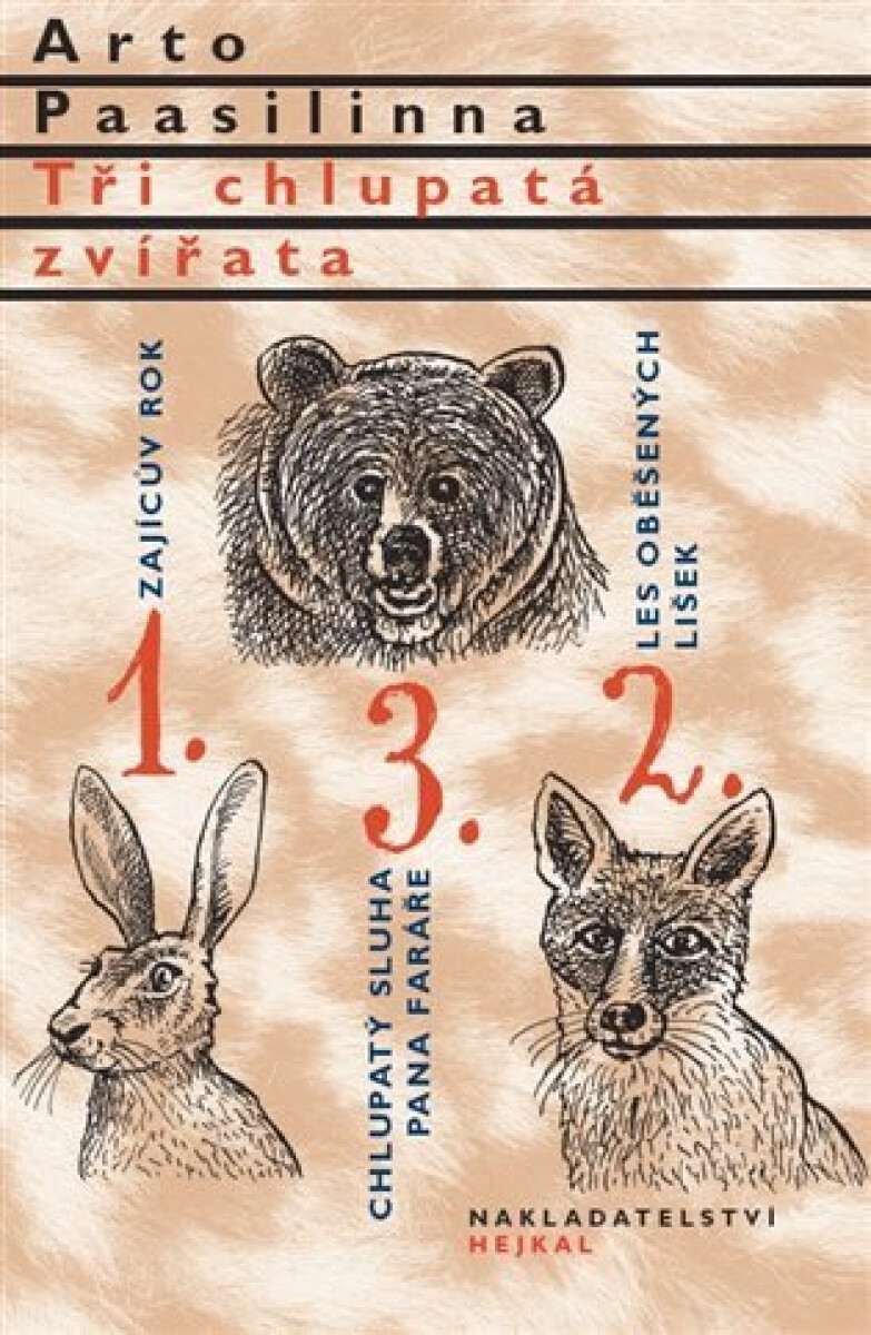Kniha Tři chlupatá zvířata (Defekt)