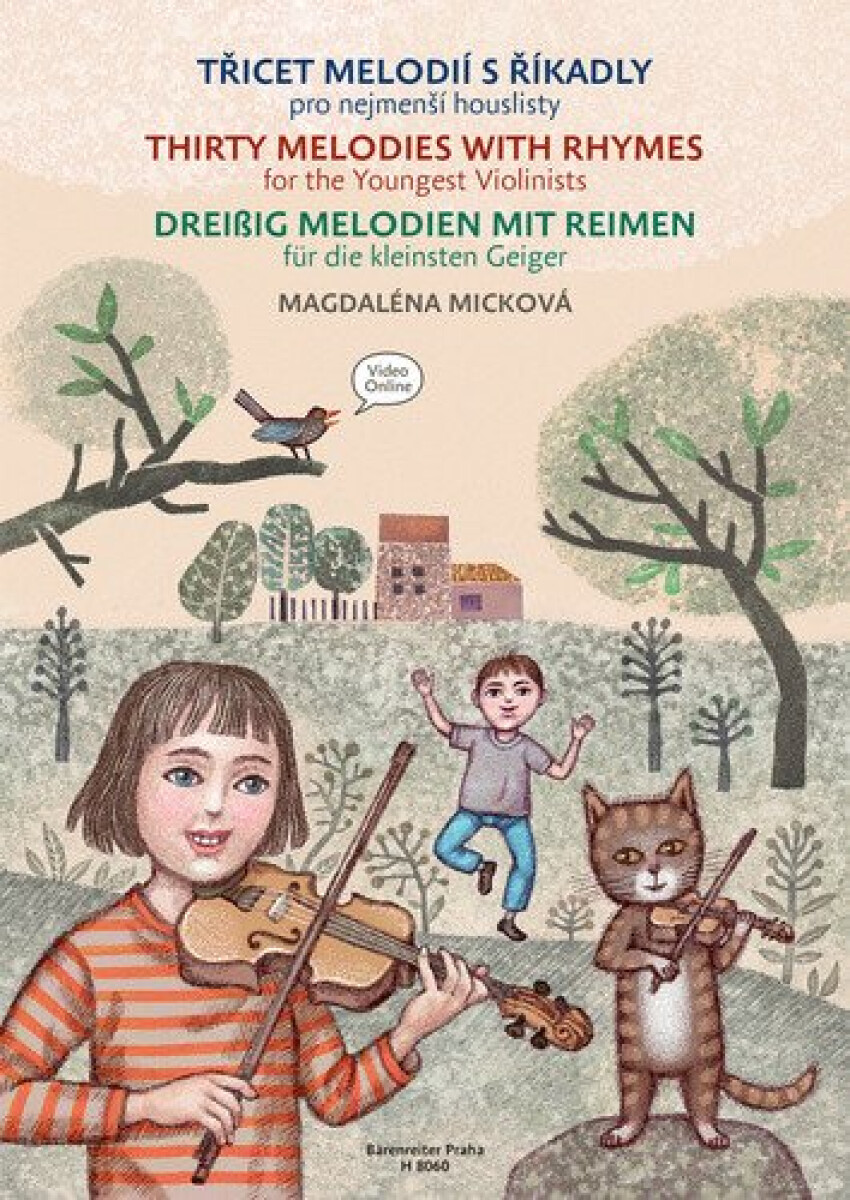 Kniha Třicet melodií s říkadly