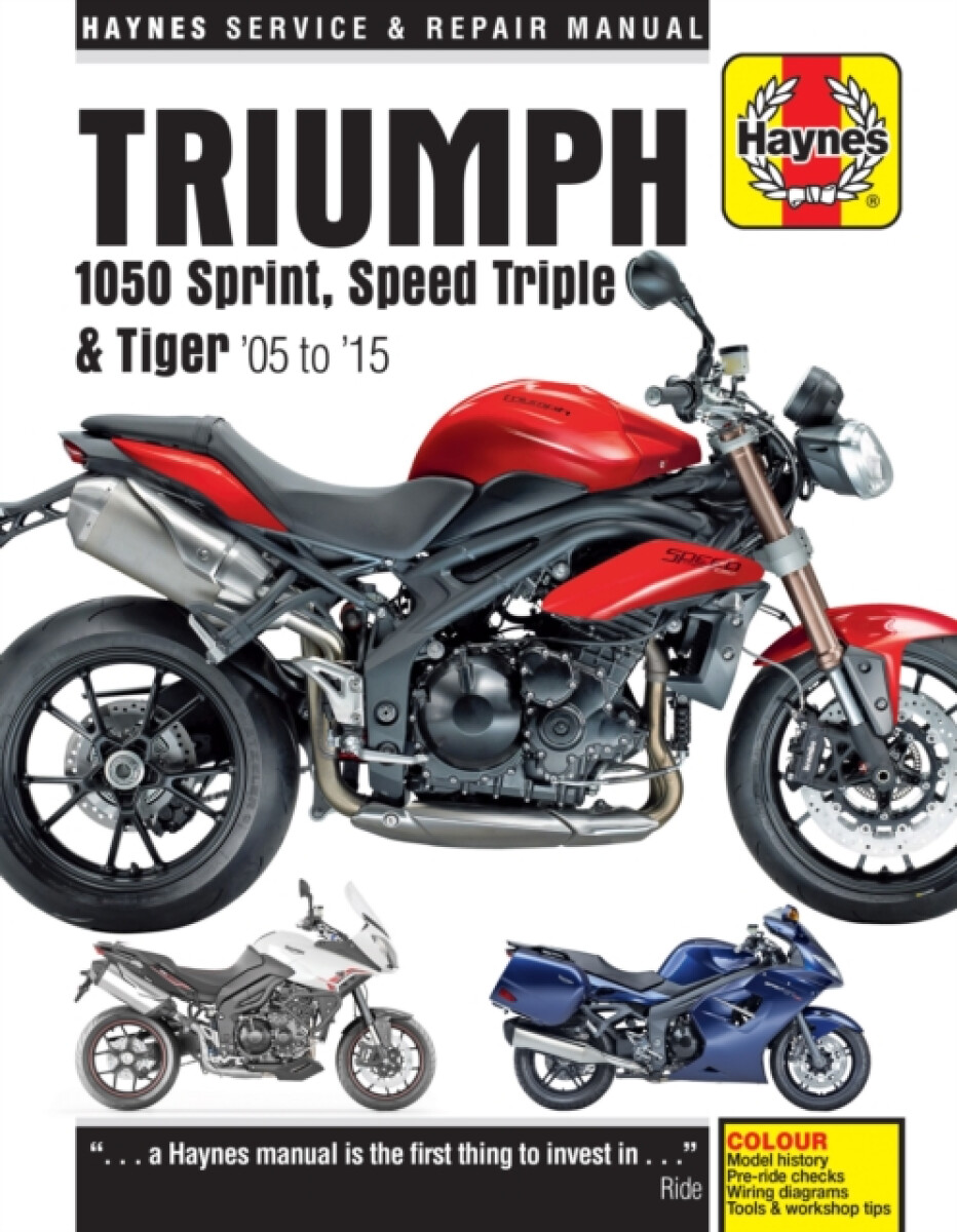 Kniha Triumph 1050 Sprint, Speed Triple a Tiger (05 - 15)