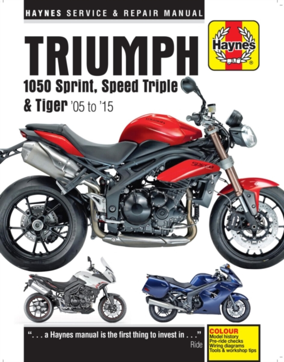 Kniha Triumph 1050 Sprint, Speed Triple a Tiger (05 - 15)