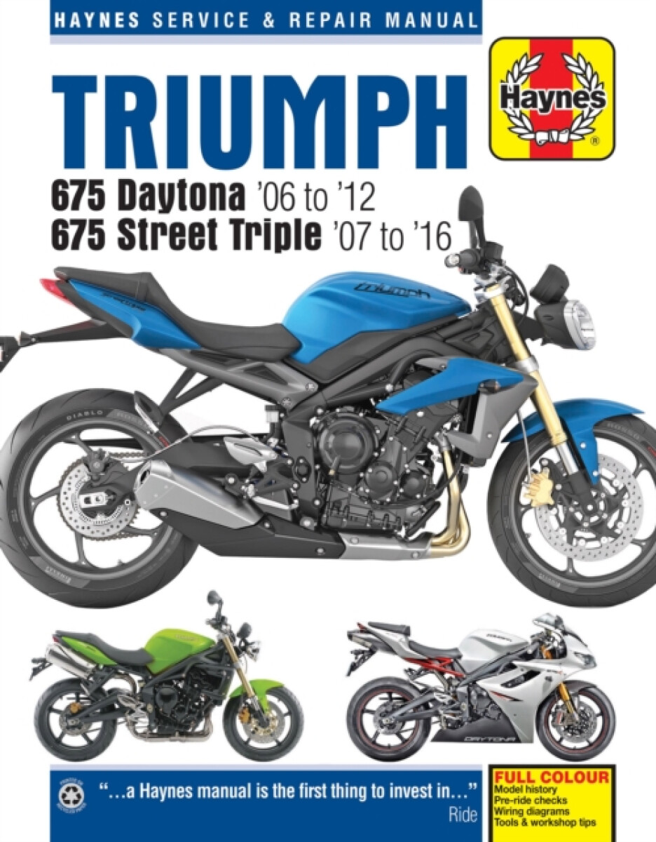 Kniha Triumph 675 Daytona (06 - 12) a Street Triple (07 - 16)