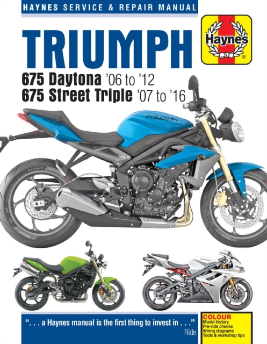 Kniha Triumph 675 Daytona (06 - 12) a Street Triple (07 - 16)