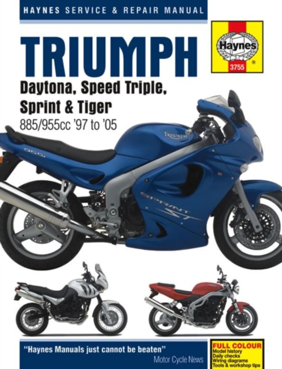 Kniha Triumph Daytona, Speed Triple, Sprint a Tiger 885/955cc (97 - 05)