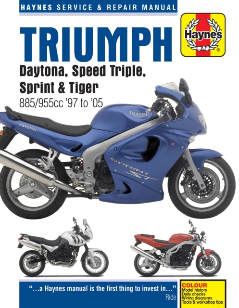 Kniha Triumph Daytona, Speed Triple, Sprint a Tiger 885/955cc (97 - 05)
