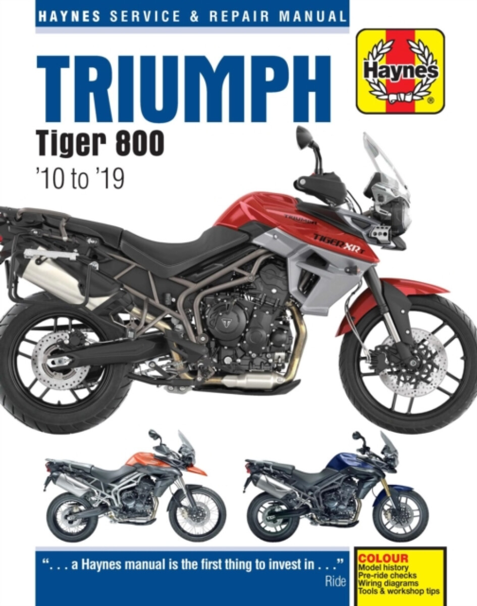 Kniha Triumph Tiger 800 (10 -19)