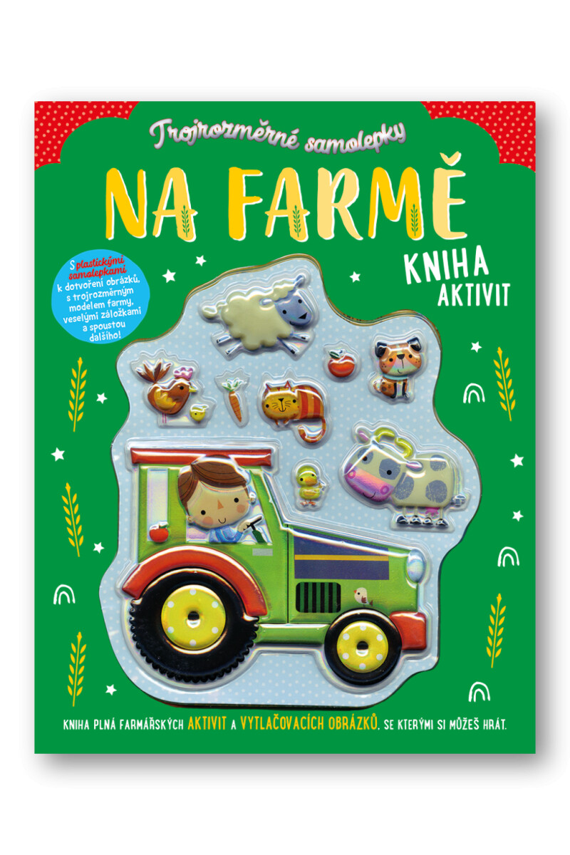 Kniha Trojrozměrné samolepky Na farmě