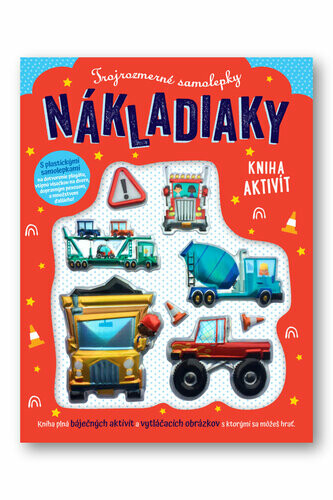 Kniha Trojrozmerné samolepky Nákladiaky