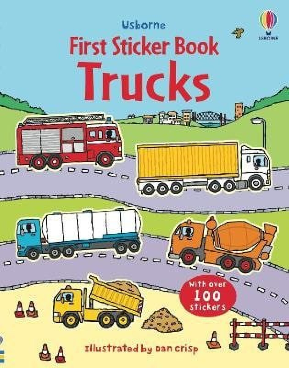 Kniha First Sticker Book Trucks