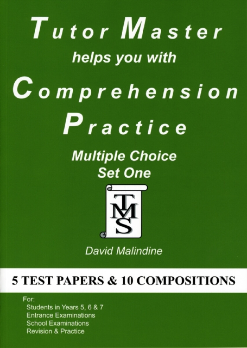 Tutor Master Helps You with Comprehension Practice - David Malindine