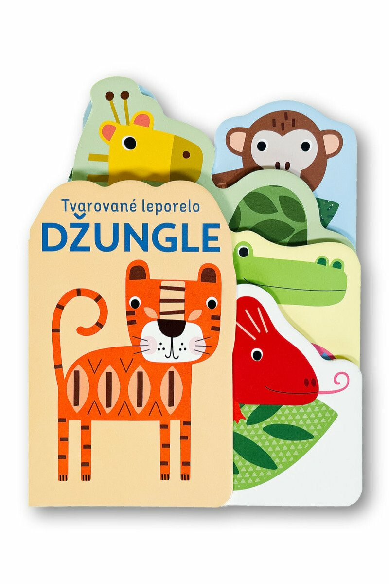 Kniha Tvarované leporelo Džungle