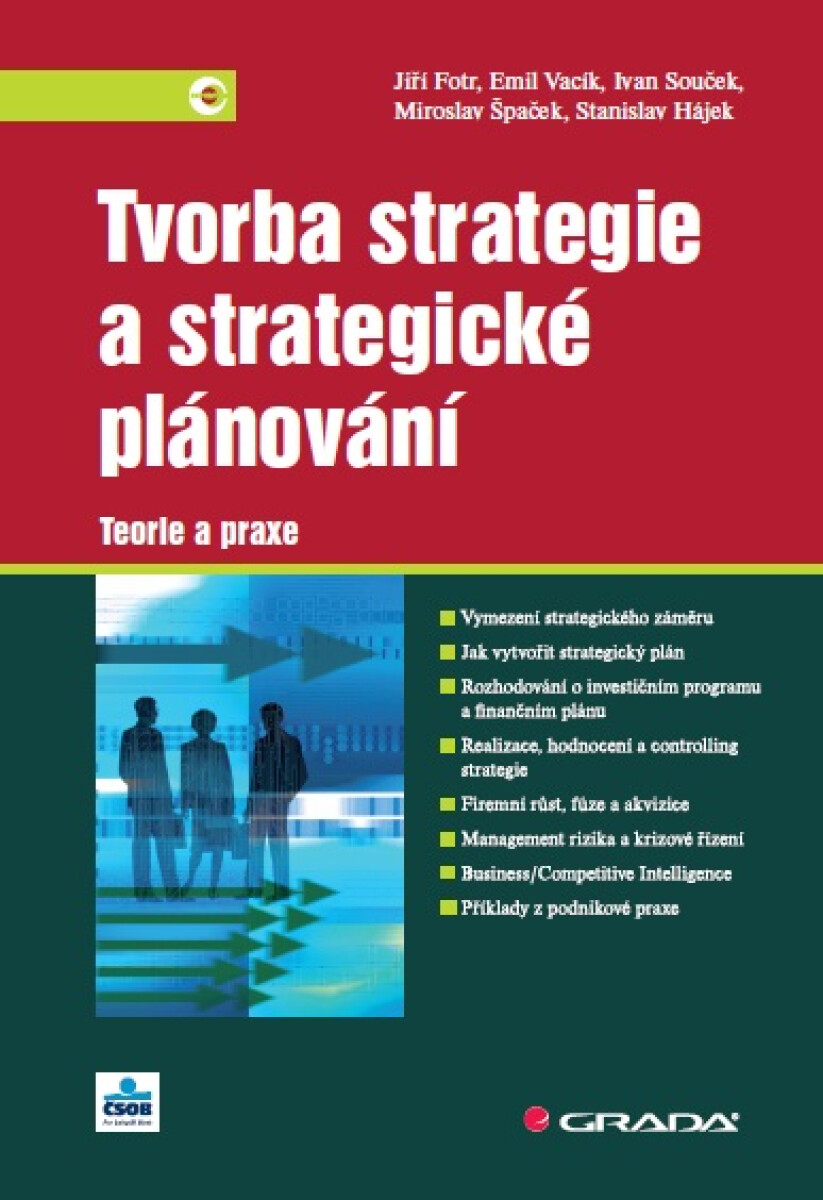 Tvorba strategie a strategické plánování - Jiří Fotr, Miroslav Špaček, Ivan Souček, Stanislav Hájek, Emil Vacík
