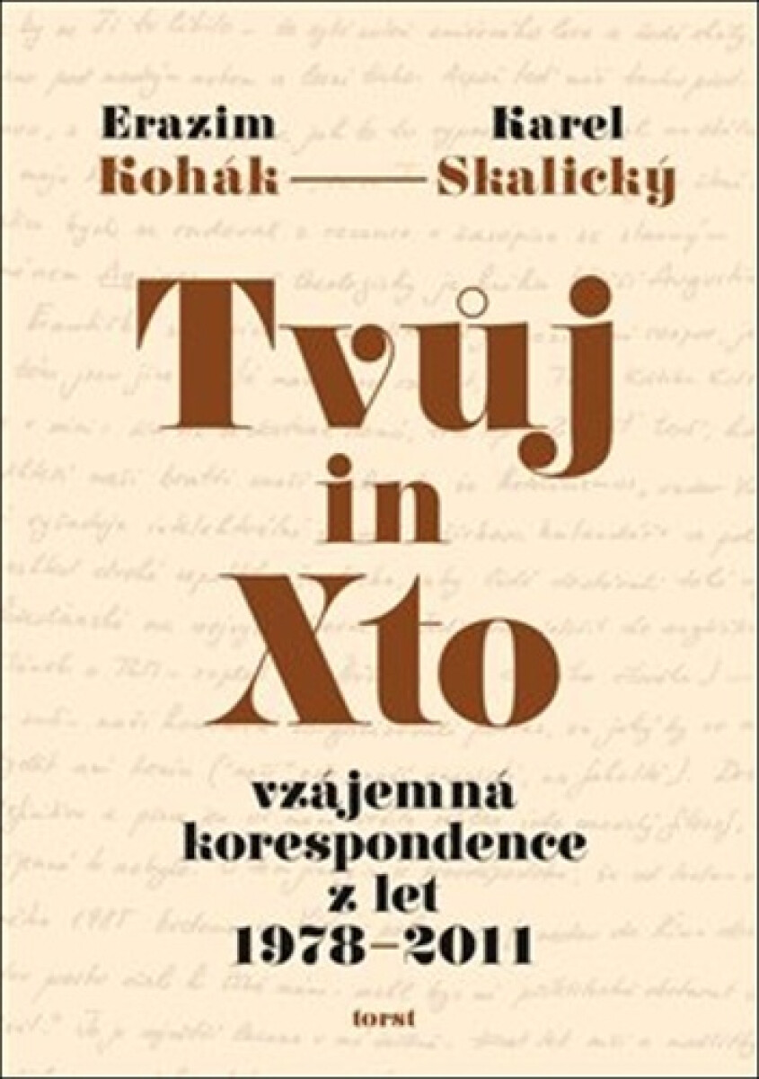 Kniha Tvůj in Xto - Vzájemná korespondence z let 1978-2011