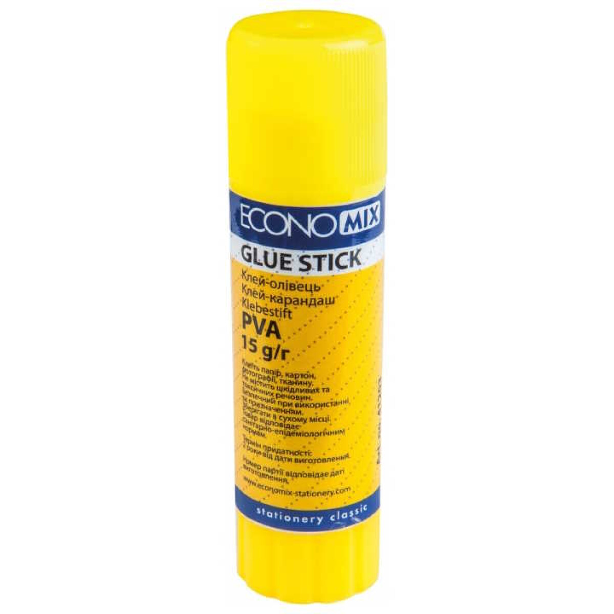 Tyčinkové lepidlo Economix 15g PVA