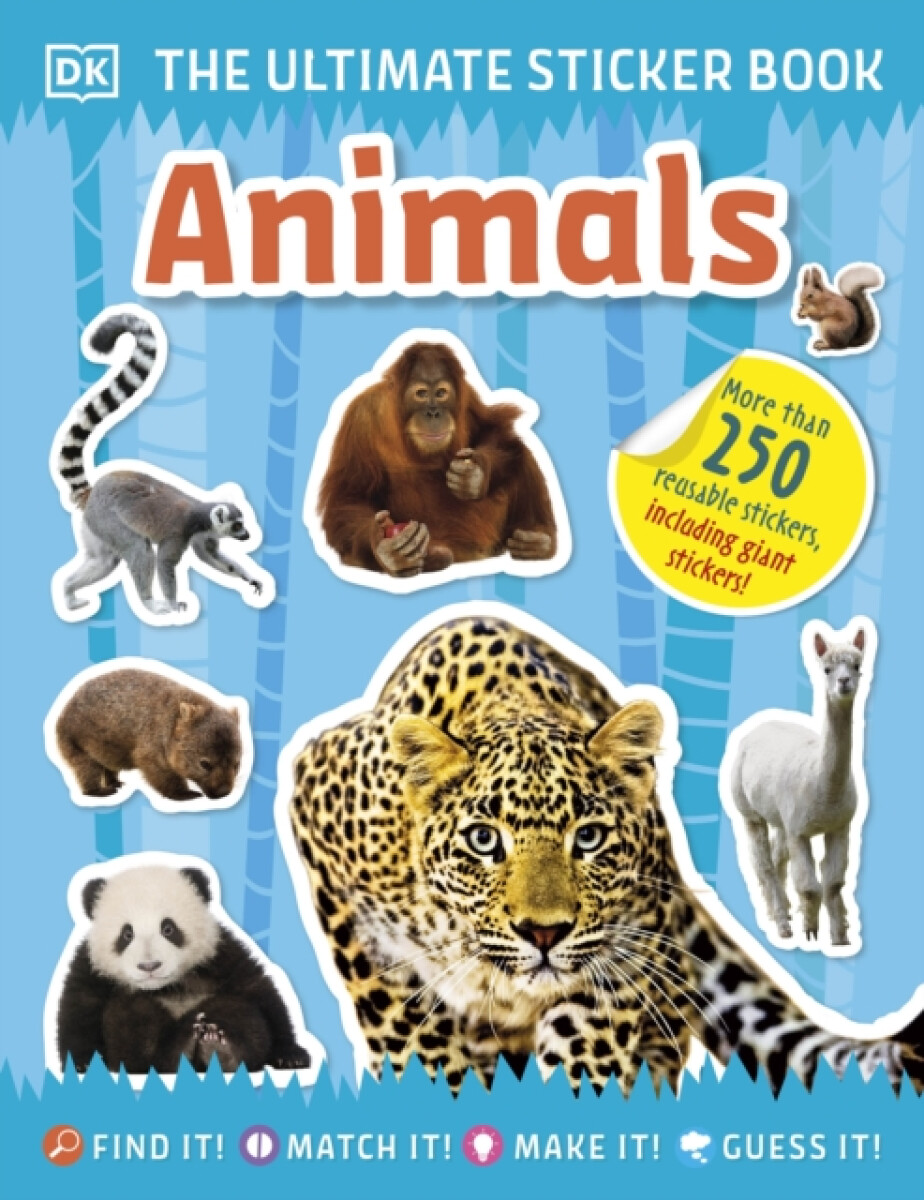Kniha Ultimate Sticker Book Animals