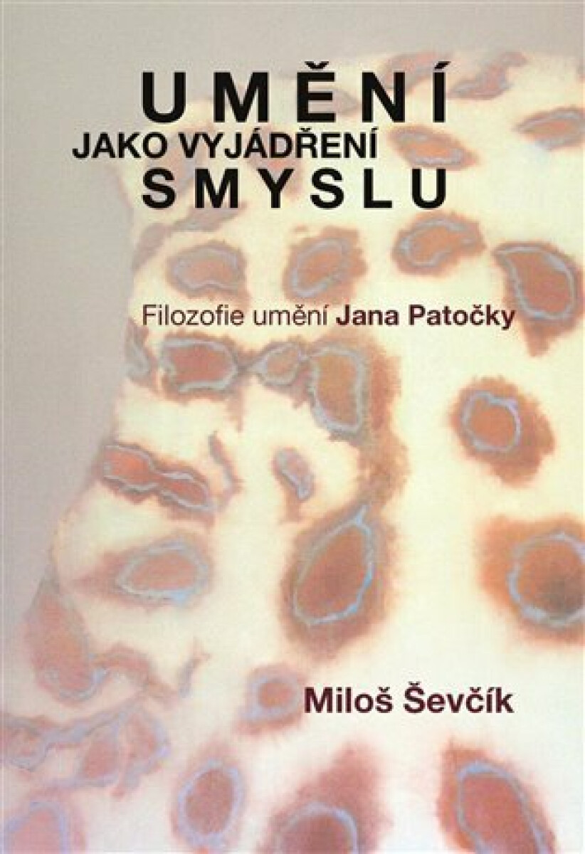 Kniha Umění jako vyjádření smyslu - Filozofie umění Jana Patočky