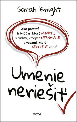 Kniha Umenie neriešiť