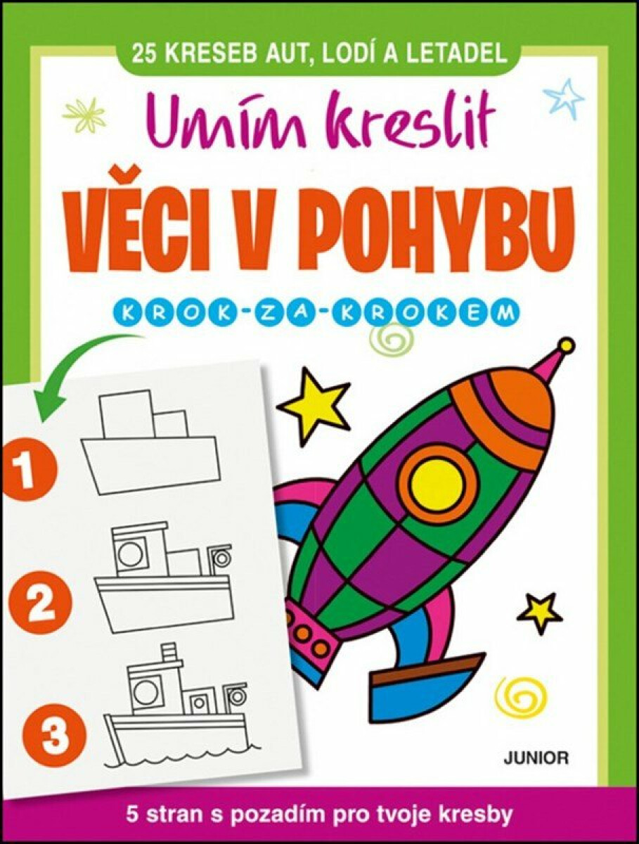 Kniha Umím kreslit věci v pohybu