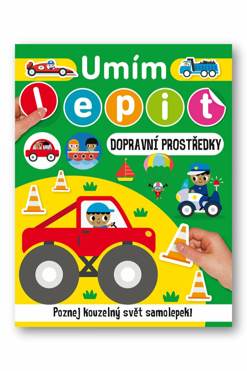 Kniha Umím lepit Dopravní prostředky