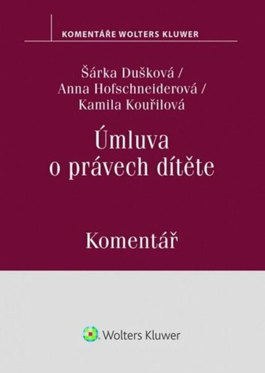 Kniha Úmluva o právech dítěte - Komentář