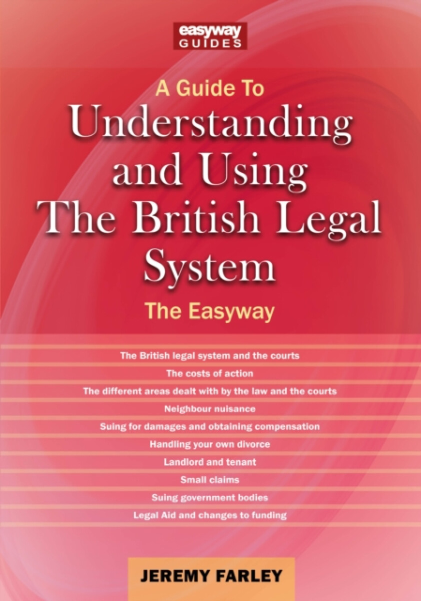 Kniha Understanding and Using the British Legal System