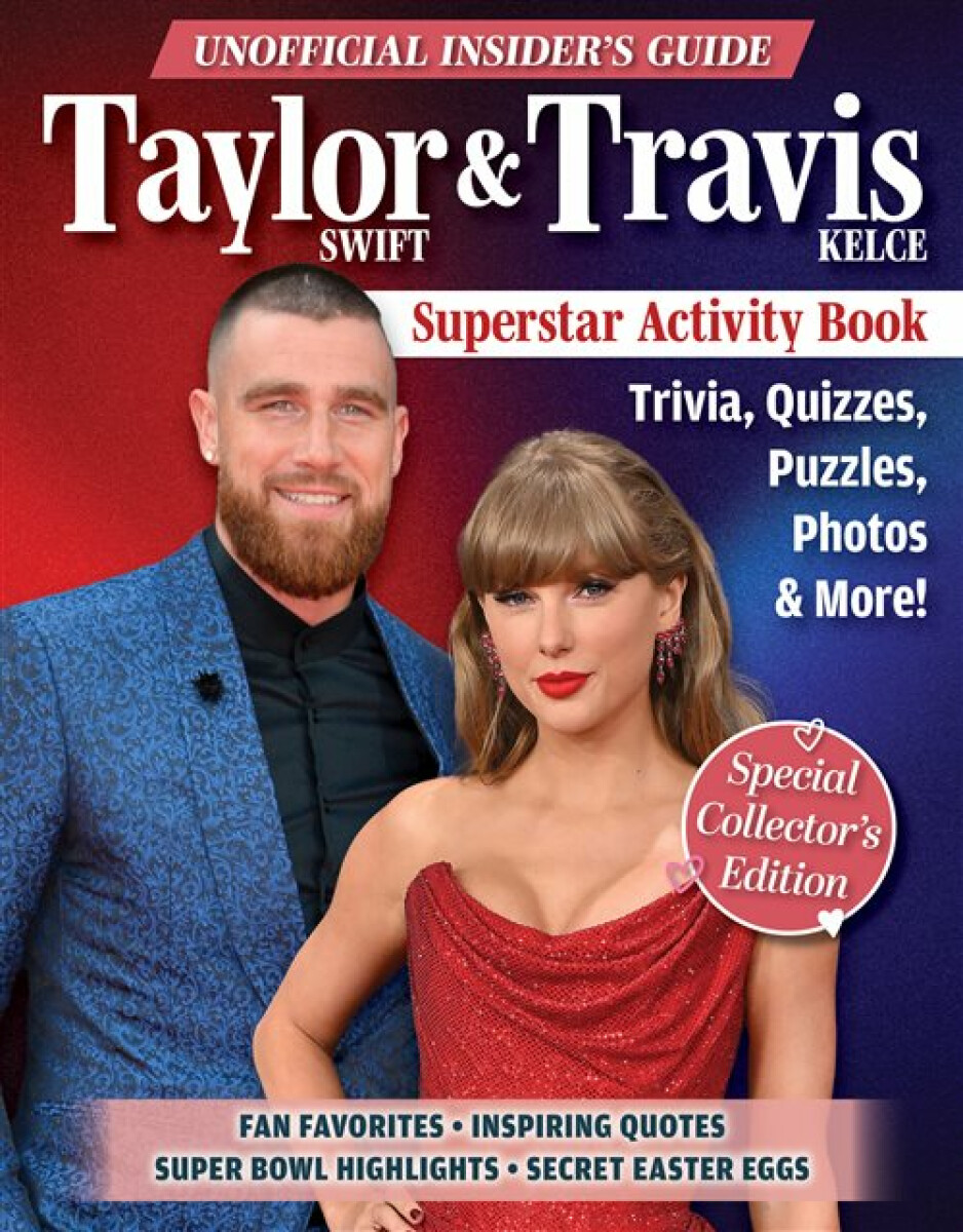 Kniha Unofficial Insider's Guide Taylor Swift & Travis Kelce Superstar Activity Book