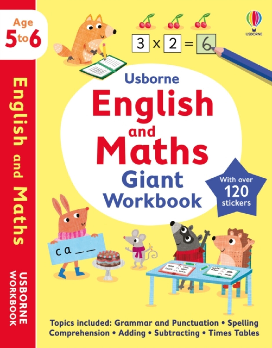 Kniha Usborne English and Maths Giant Workbook 5-6