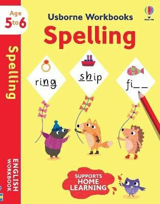 Kniha Usborne Workbooks Spelling 5-6