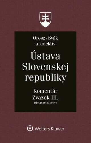 Kniha Ústava Slovenskej republiky