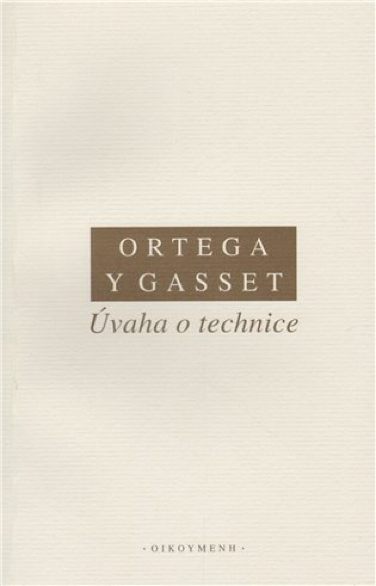 Kniha Úvaha o technice
