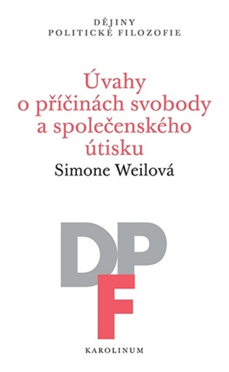 Kniha Úvahy o příčinách svobody a společenského útisku
