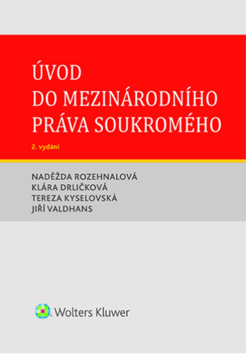 Kniha Úvod do mezinárodního práva soukromého
