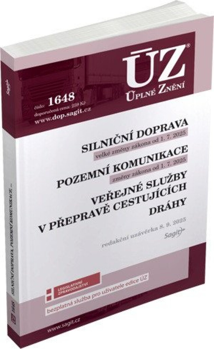 Levně ÚZ 1648 Silniční doprava