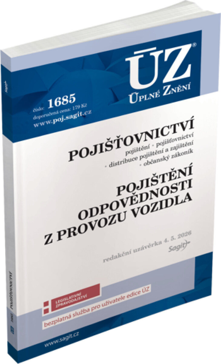 Levně ÚZ 1685 Pojišťovnictví