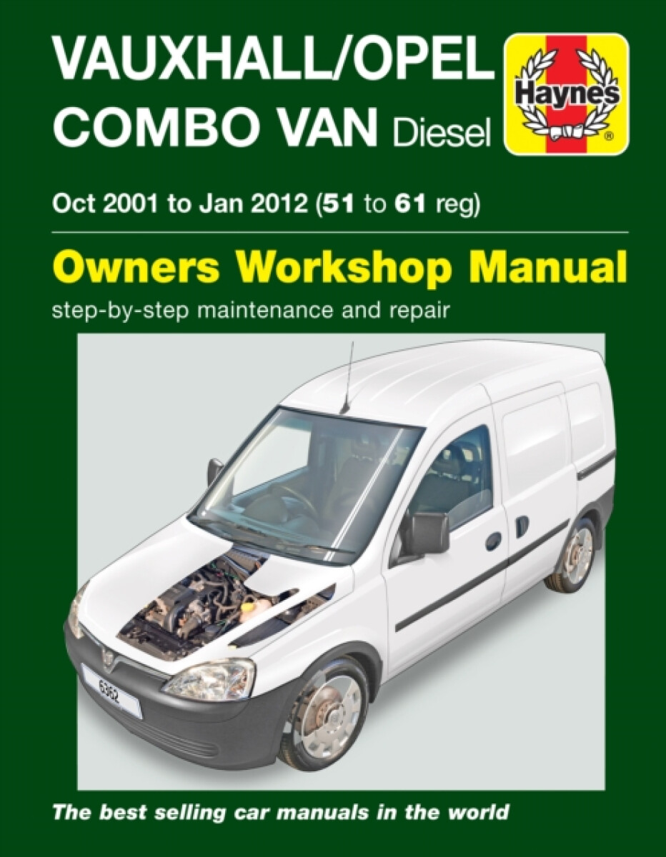 Kniha Vauxhall/Opel Combo Diesel Van (Oct 2001 to Jan 2012) 51 to 61 Haynes Repair Manual