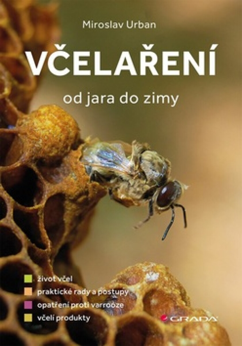 Kniha Včelaření od jara do zimy
