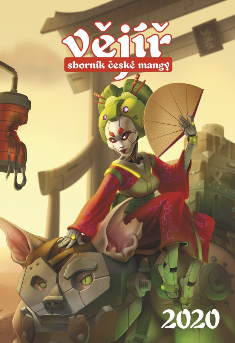 Kniha Vějíř 2020 - sborník české mangy