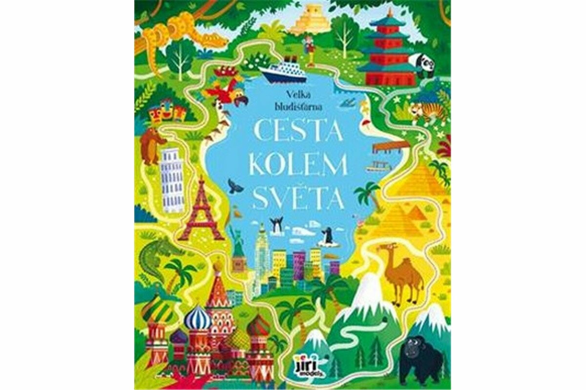 Kniha Velká bludišťárna Cesta kolem světa