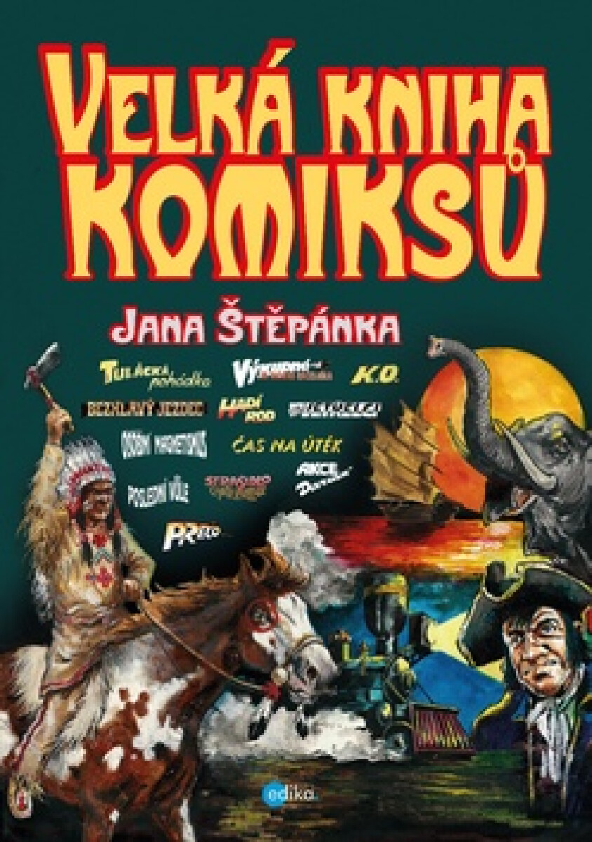 Kniha Velká kniha komiksů Jana Štěpánka