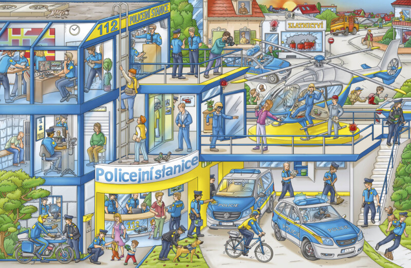 Velká knížka - POLICIE pro malé vypravěče - Max Walther - Obrázek 3