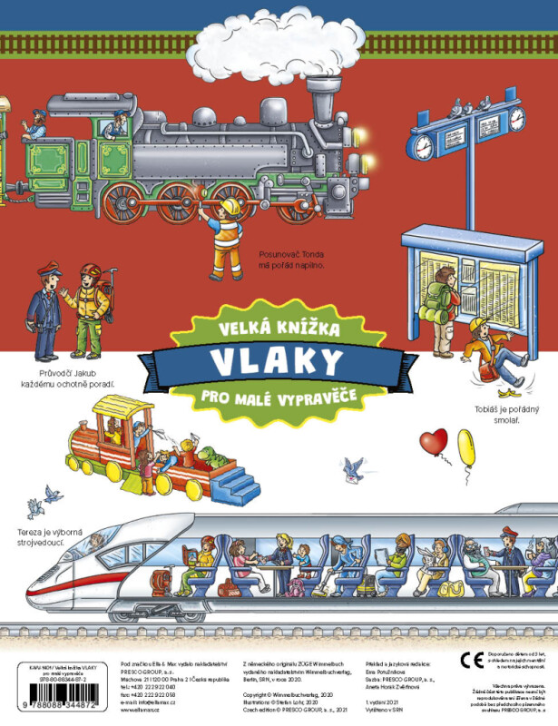 Velká knížka - VLAKY pro malé vypravěče - Stefan Lohr (obrázek 30)