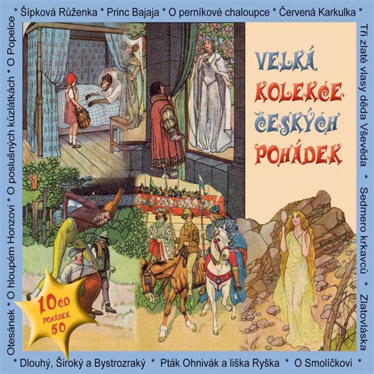 Levně Velká kolekce českých pohádek - Božena Němcová, Karel Jaromír Erben, Jacob Grimm, Wilhelm Grimm - audiokniha