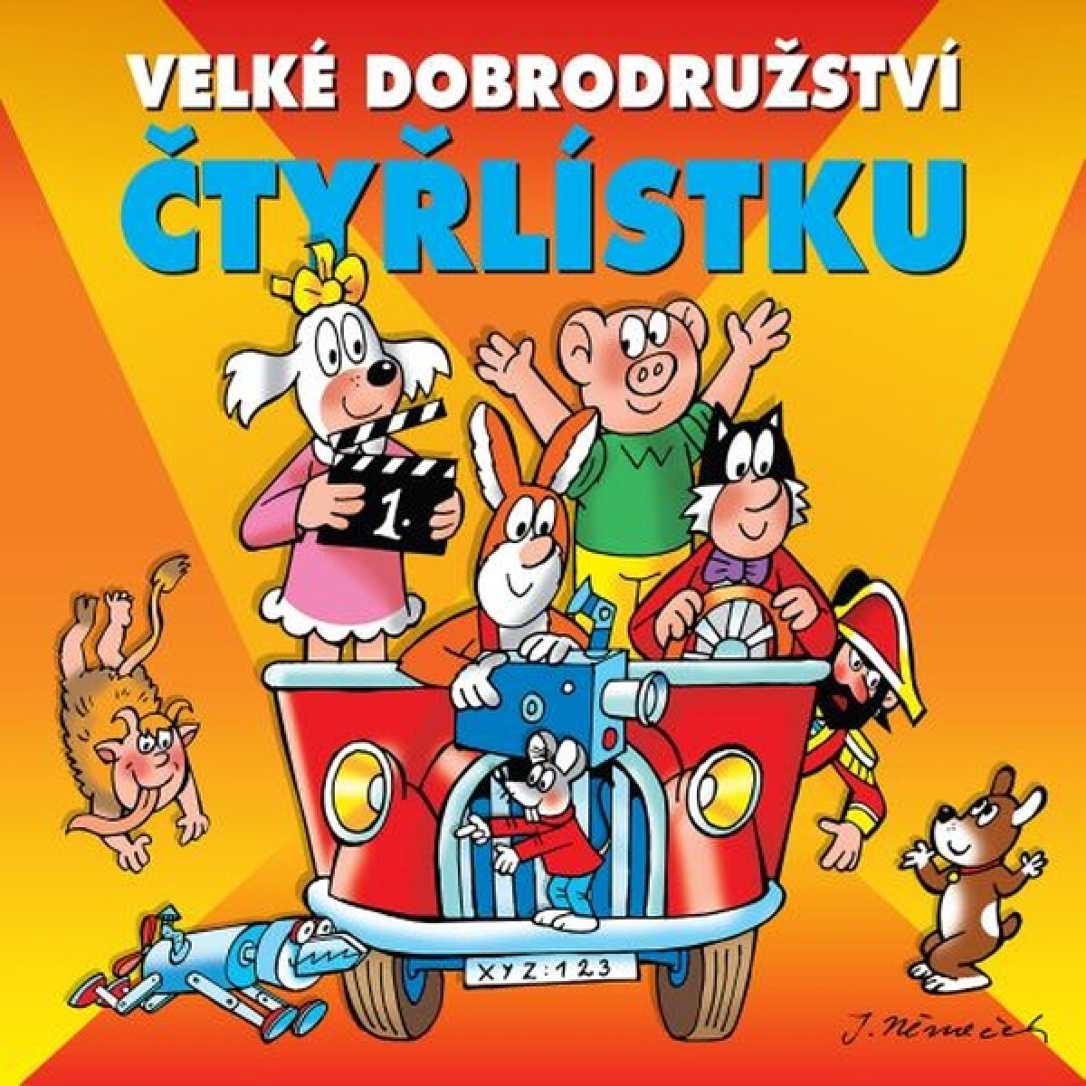 Levně Velké dobrodružství Čtyřlístku - Jaroslav Němeček - audiokniha