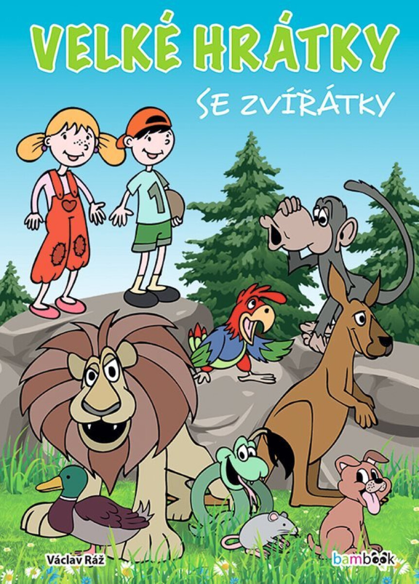 Kniha Velké hrátky se zvířátky