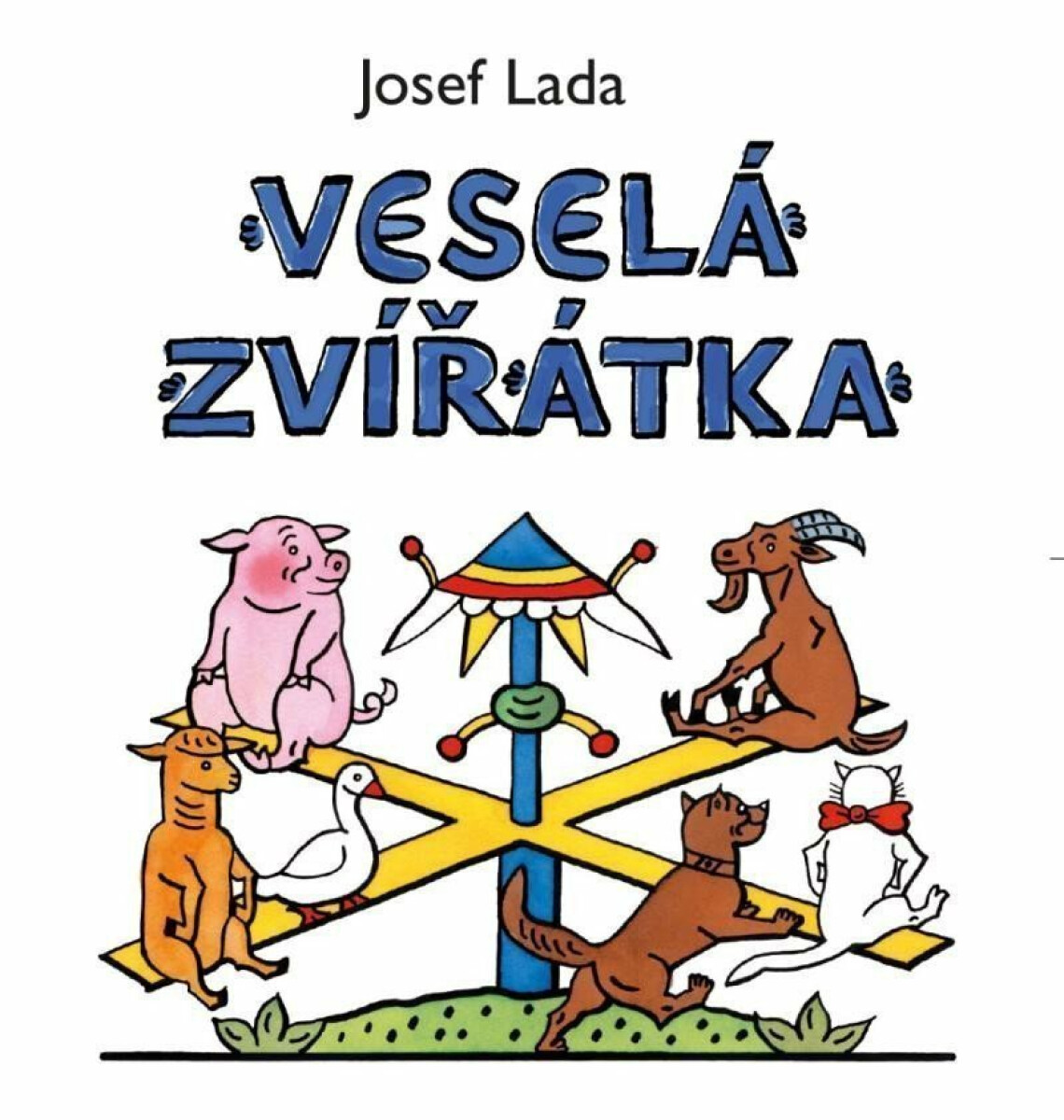 Kniha Veselá zvířátka