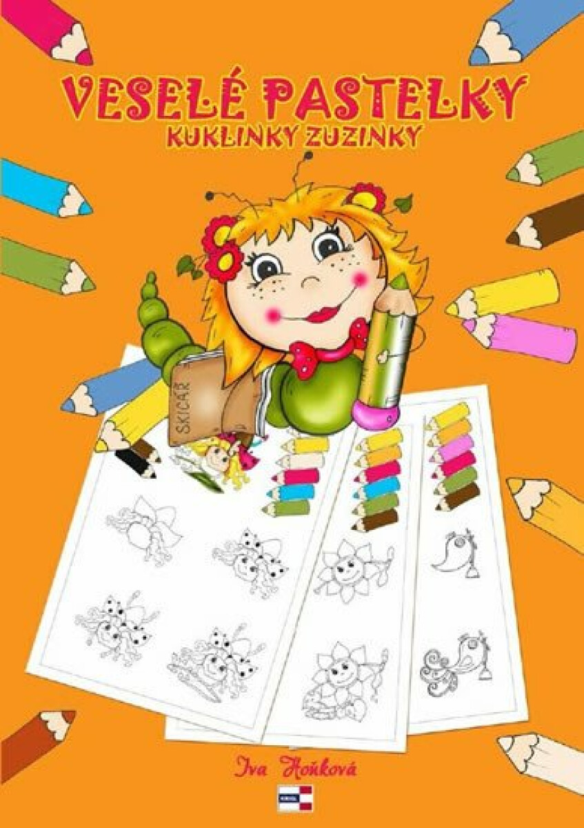 Kniha Veselé pastelky kuklinky Zuzinky