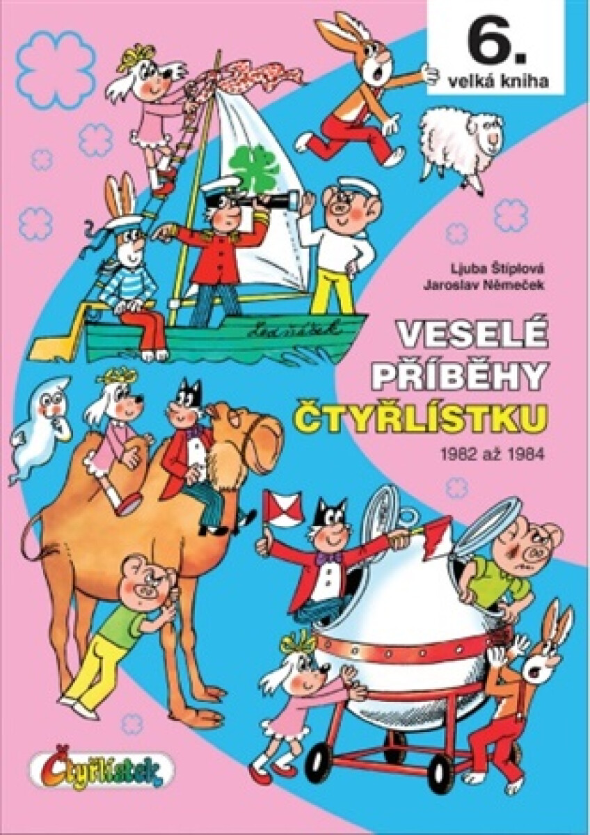 Kniha Veselé příběhy Čtyřlístku 1982 až 1984