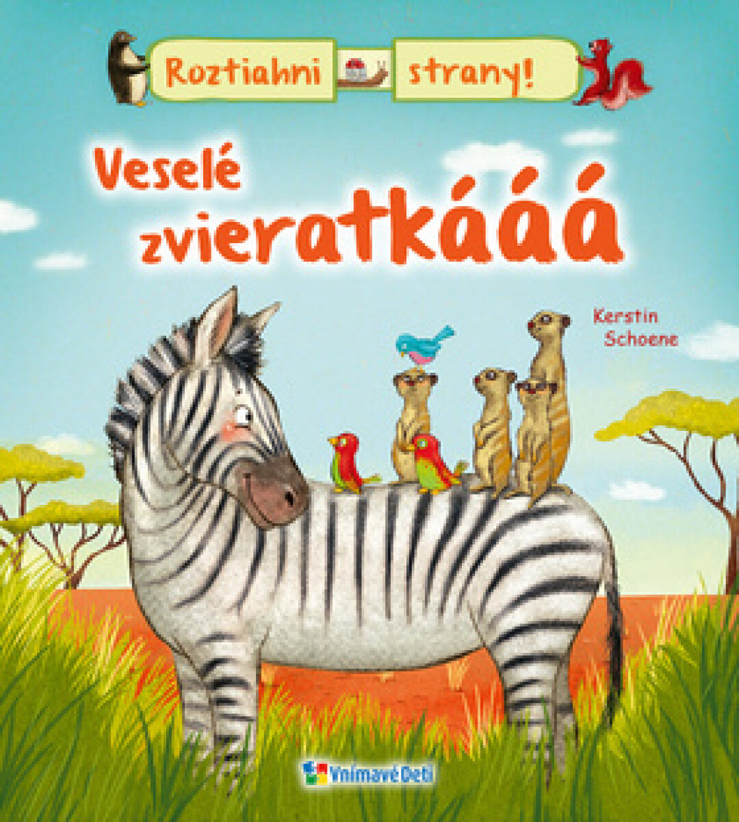 Kniha Veselé zvieratkááá